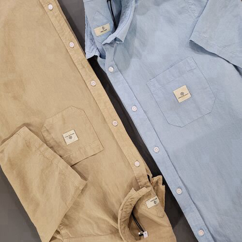 Passe Croisée | CHEMISE COTON LIN UNI 